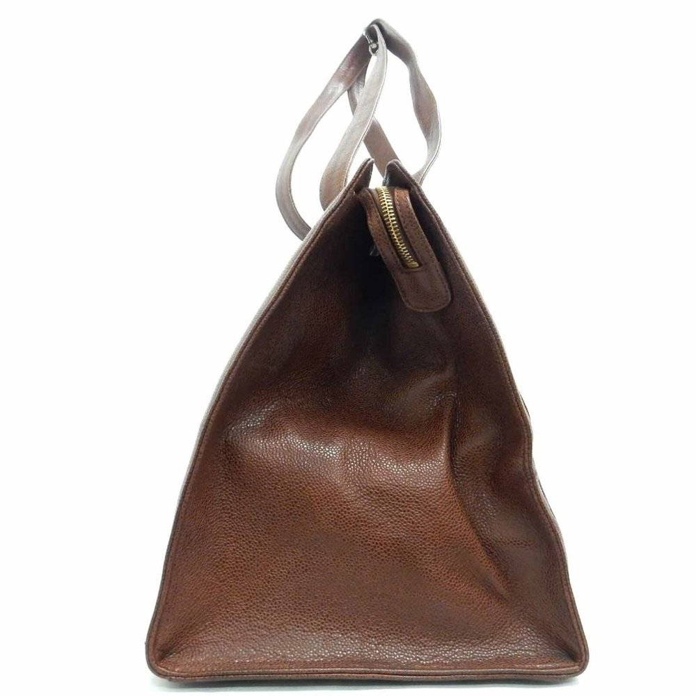 Chanel Caviar Brown Skin Bag - Picture 3 of 14